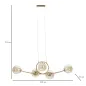 Lampa wisząca JAPAN 5-punktowa 100x33x124 cm
